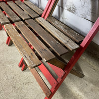 Série 4 chaises de jardin pliantes