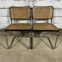 Paire de chaise Cesca B32 de Marcel Breuer