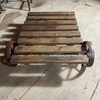 Table basse / ancien chariot
