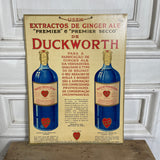 Ancien panneau publicitaire Duckworth