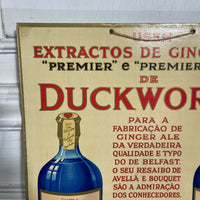 Ancien panneau publicitaire Duckworth