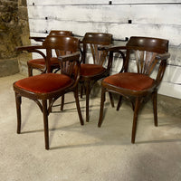 Lot de 4 fauteuils de bistrot