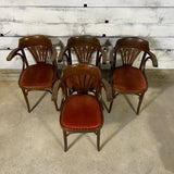 Lot de 4 fauteuils de bistrot