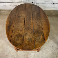 Ancienne table de ferme ovale
